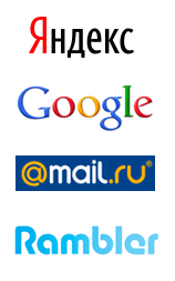 Основные поисковые системы Рунета